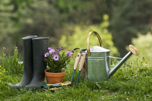 Paperwork for a free gardening quote in Sutton